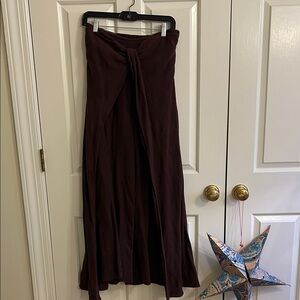 Free People Dark Brown 2 Piece Set